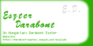 eszter darabont business card